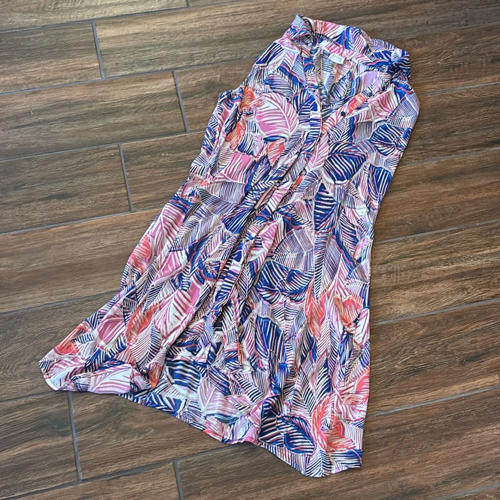 EUC Cupio Tropical Beach Coverup Dress